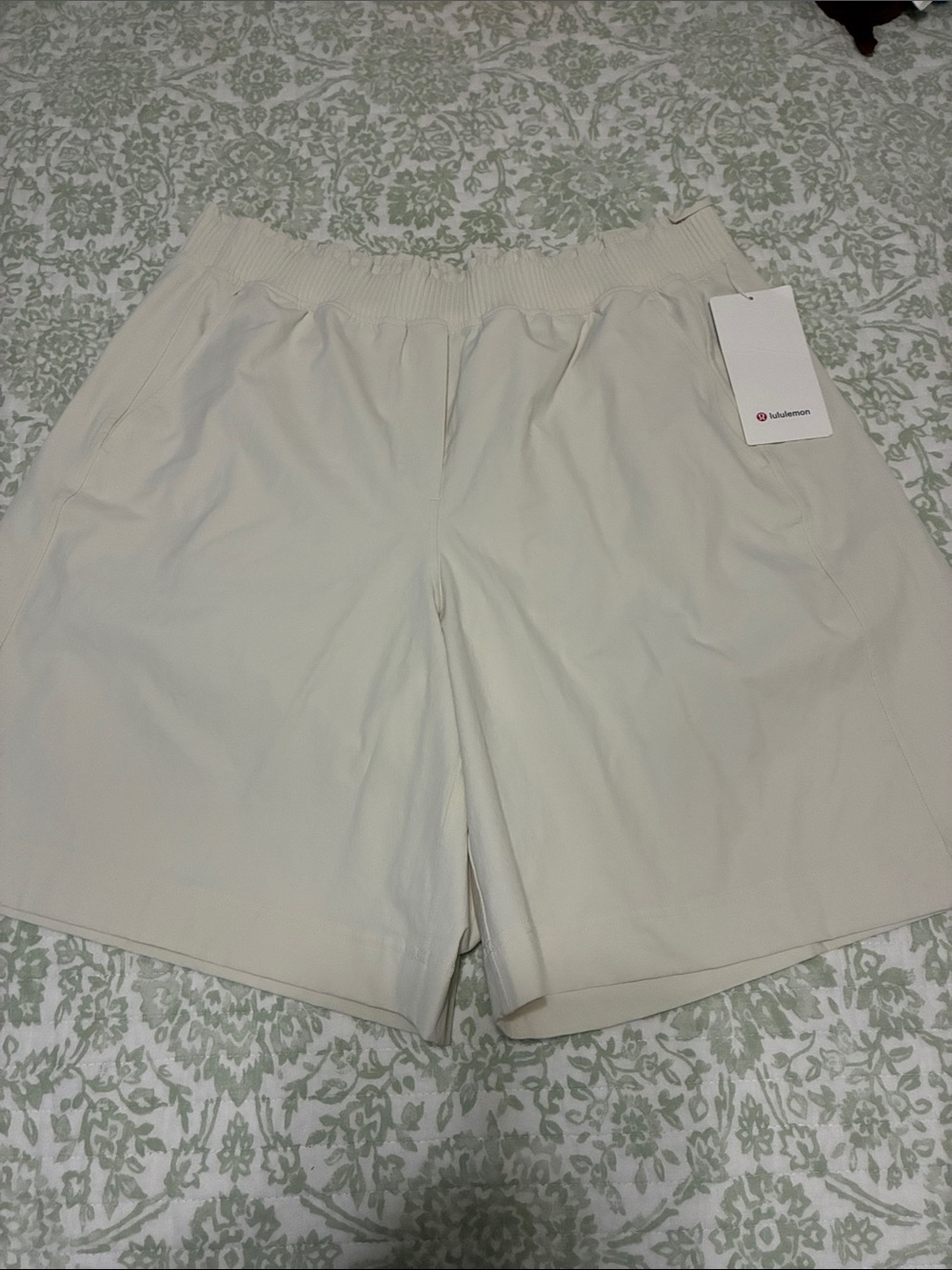 lululemon athletica woman Light Cream Athletic Shorts